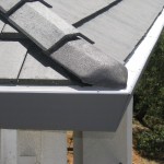Flat tile roof with Gutterglove